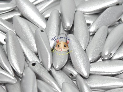 Намистини Кинджали Crystal Bronze Pale Silver Matt 5×16 мм (1 шт)