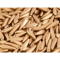Намистини Кинджали Crystal Bronze Pale Gold Matt 5×16 мм (1 шт)