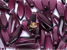 Намистини Кинджали Amethyst 5×16 мм (1 шт)