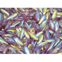 Намистини Кинджали Crystal Amethyst AB 5×16 мм (1 шт)