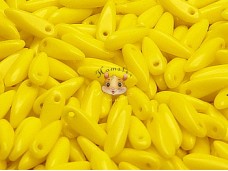 Намистини Кинджали Opaque Yellow 3×10 мм (10 шт) Намистини Кинджали Opaque Yellow 3×10 мм (10 шт)