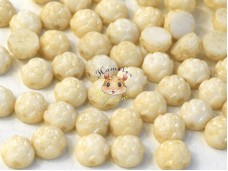 Намистини Кабошон Rosetta Chalk White Champagne Luster 6 мм (1 шт)